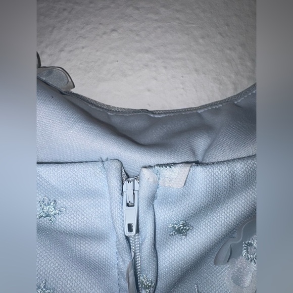 New Entry Size Medium light Blue Altar’d State 3D Floral Mesh Babydoll - Picture 7 of 7